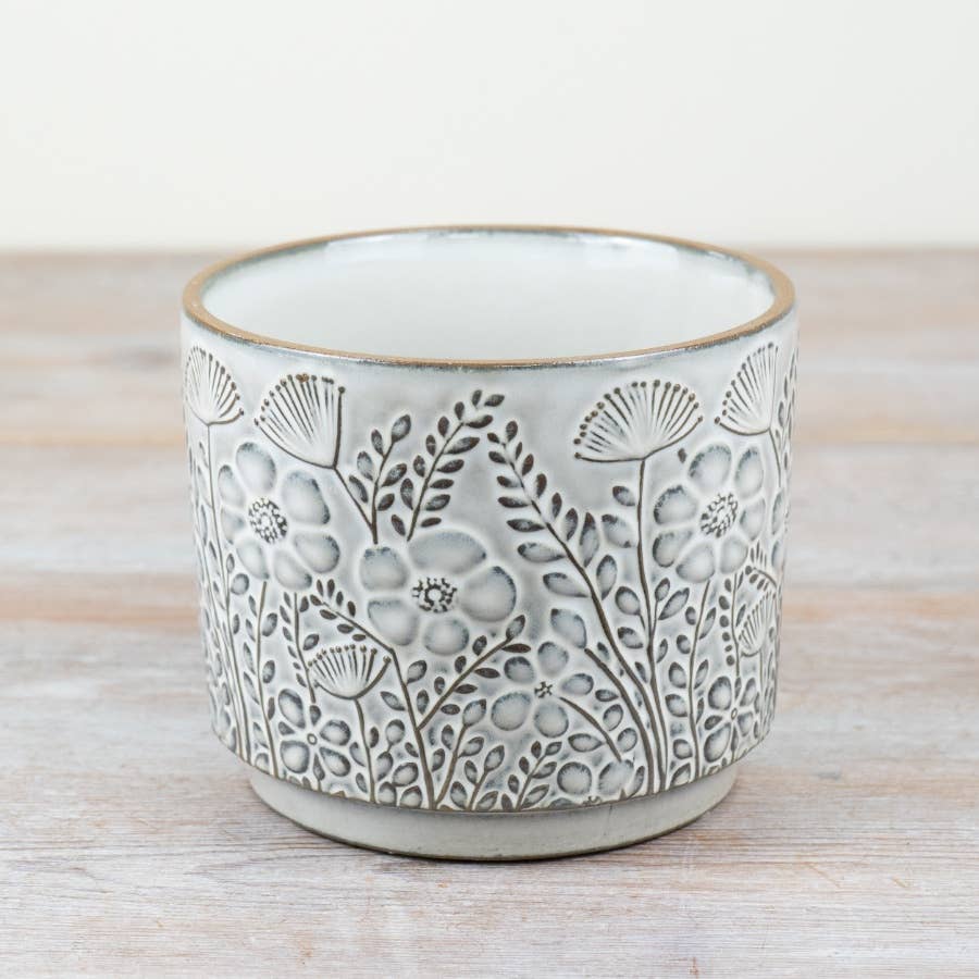 Ceramic Flower Pot, 14cm