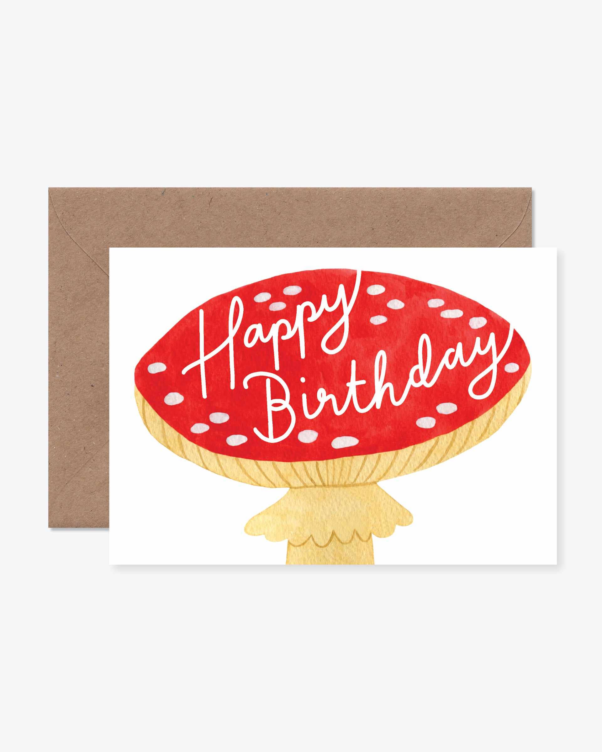 Happy Birthday Toadstool Card