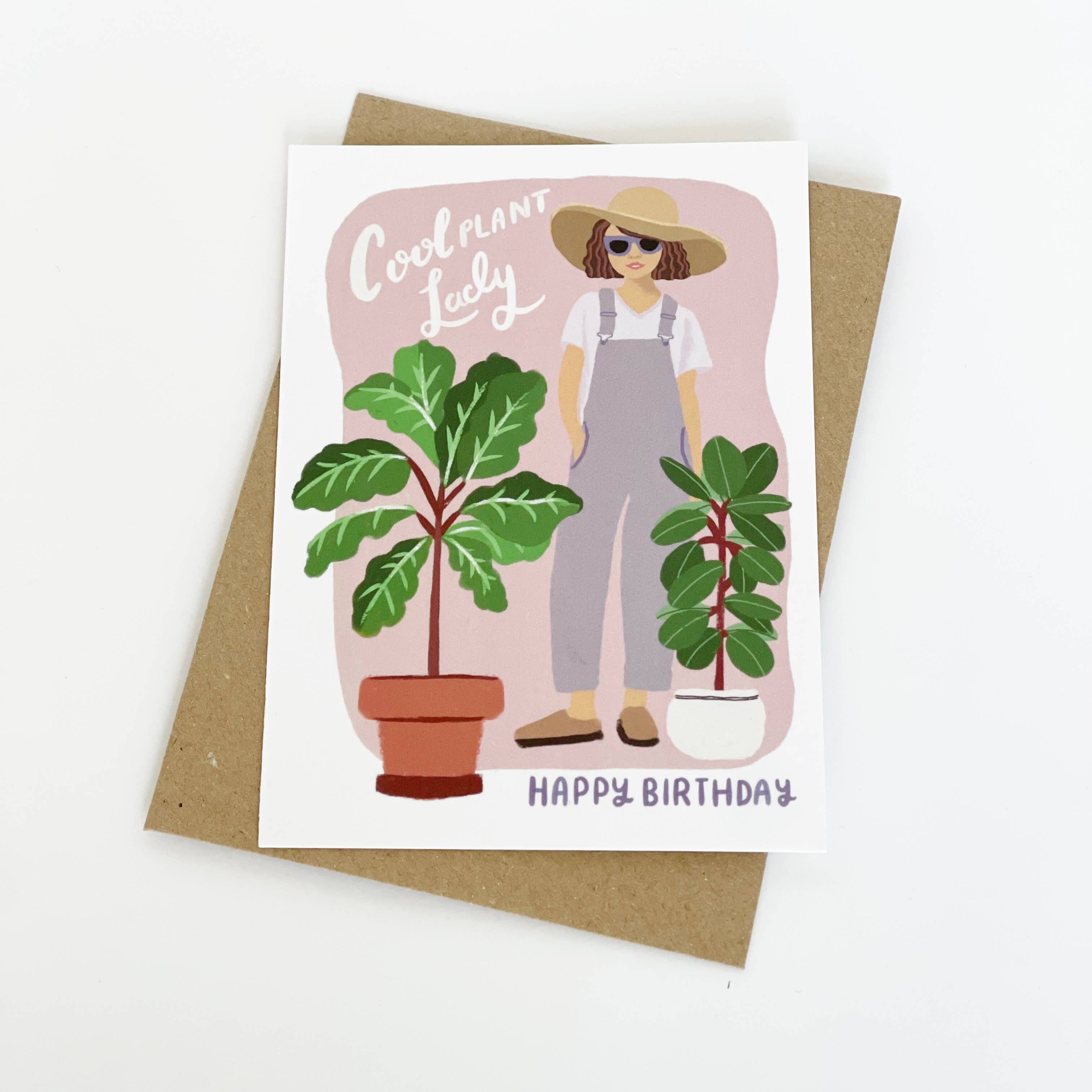 Cool Plant Lady - Happy Birthday