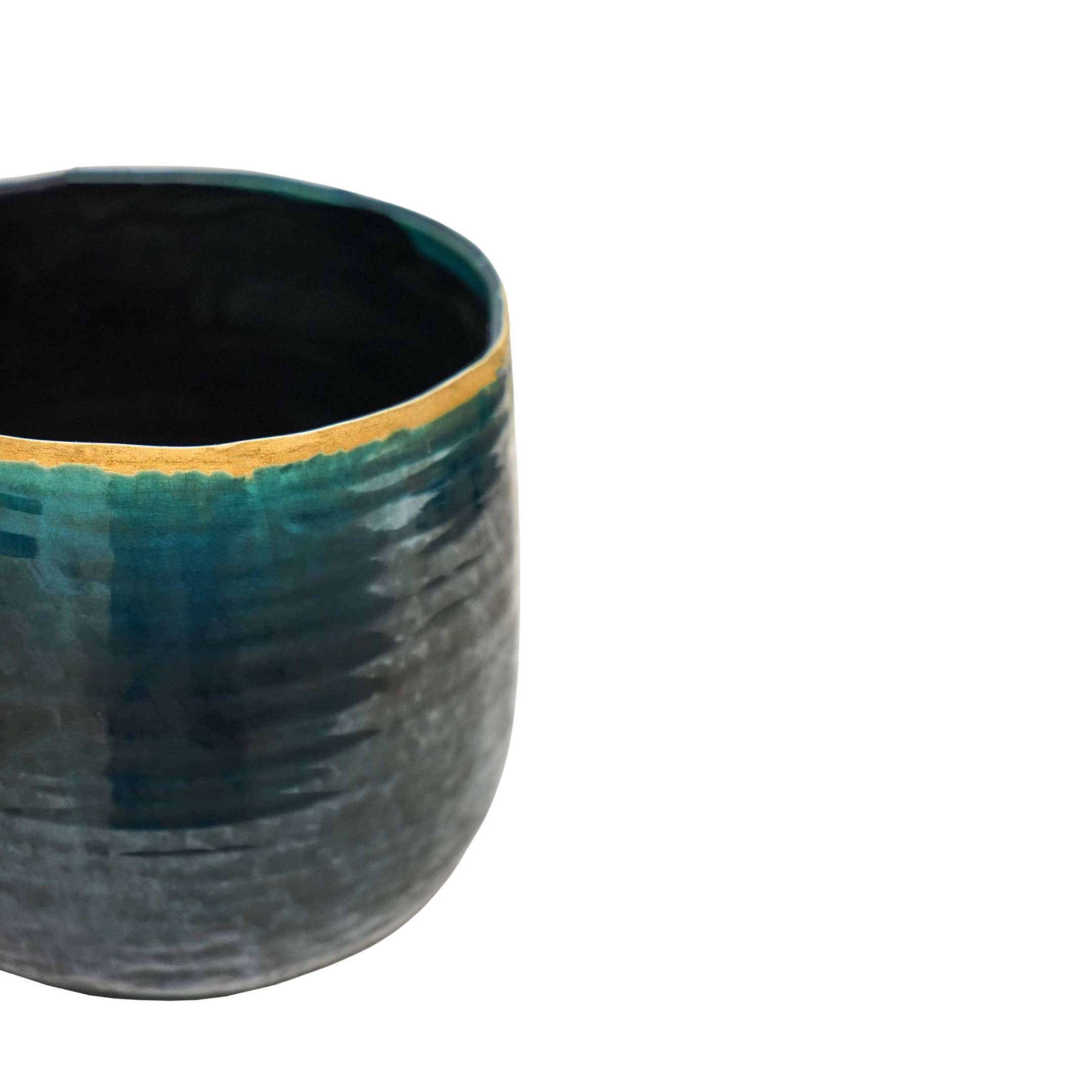 Como Hand Finished Indoor Ceramic Plant Pot H15cm x D18cm