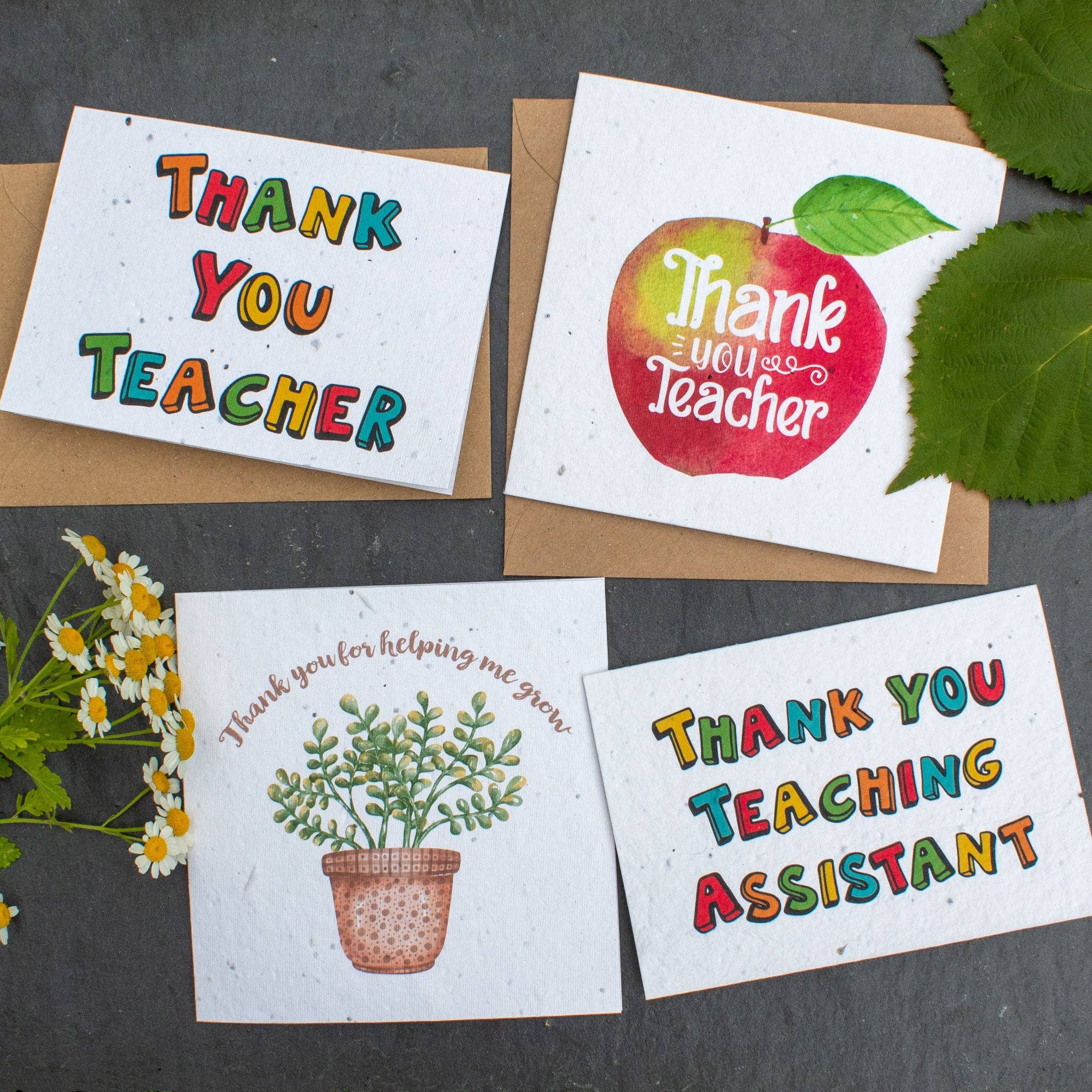 Plantable Card - Thank You For Helping Me Grow