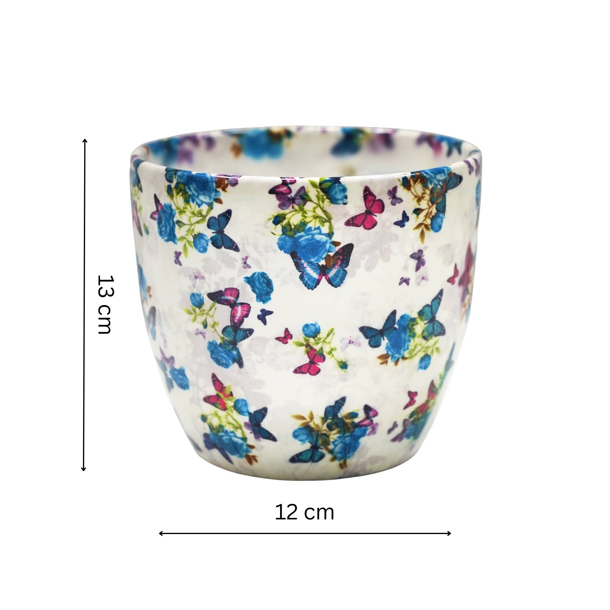 Monza Indoor Ceramic Plant Pot H13cm x D13cm