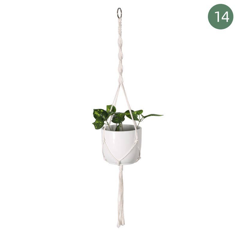 Handmade Macrame Plant Hangers (Plants and pots excluded)