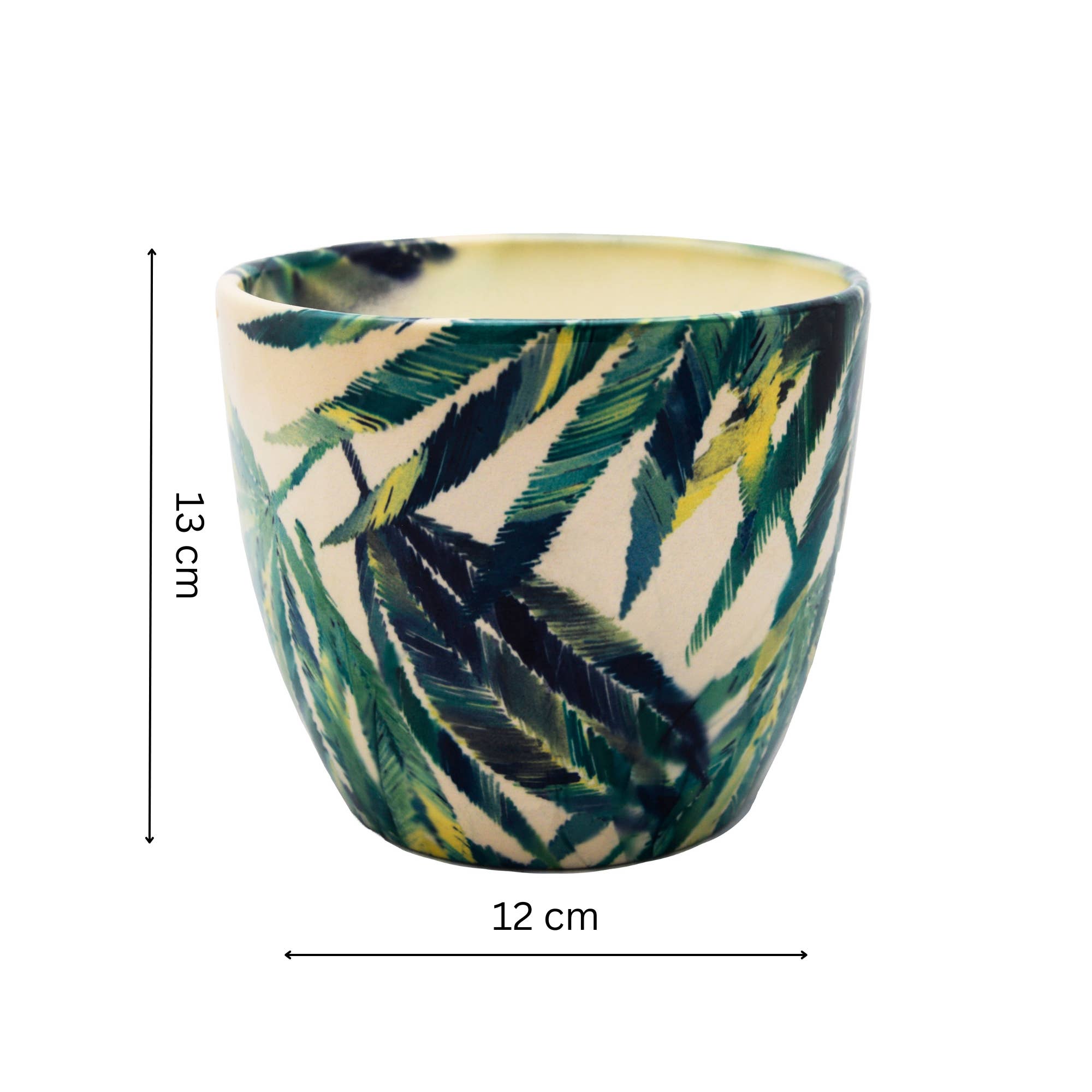 Monza Indoor Ceramic Plant Pot H13cm x D13cm