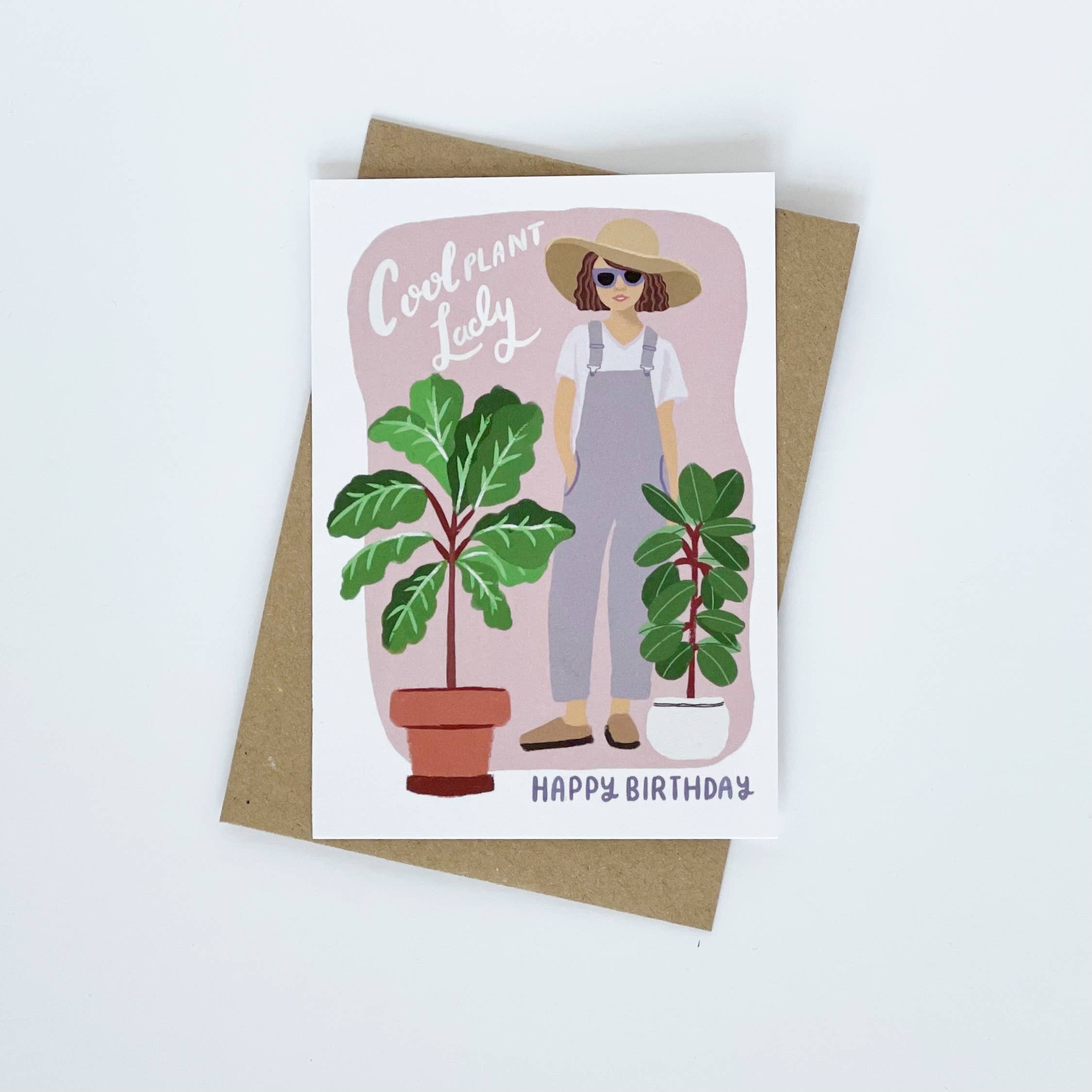 Cool Plant Lady - Happy Birthday