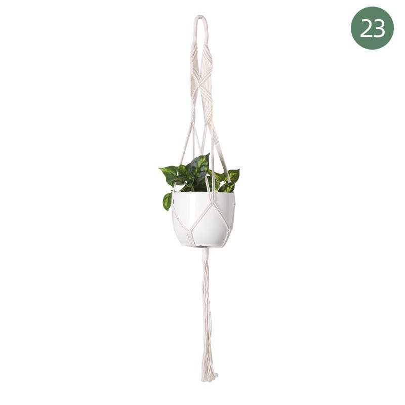 Handmade Macrame Plant Hangers (Plants and pots excluded)