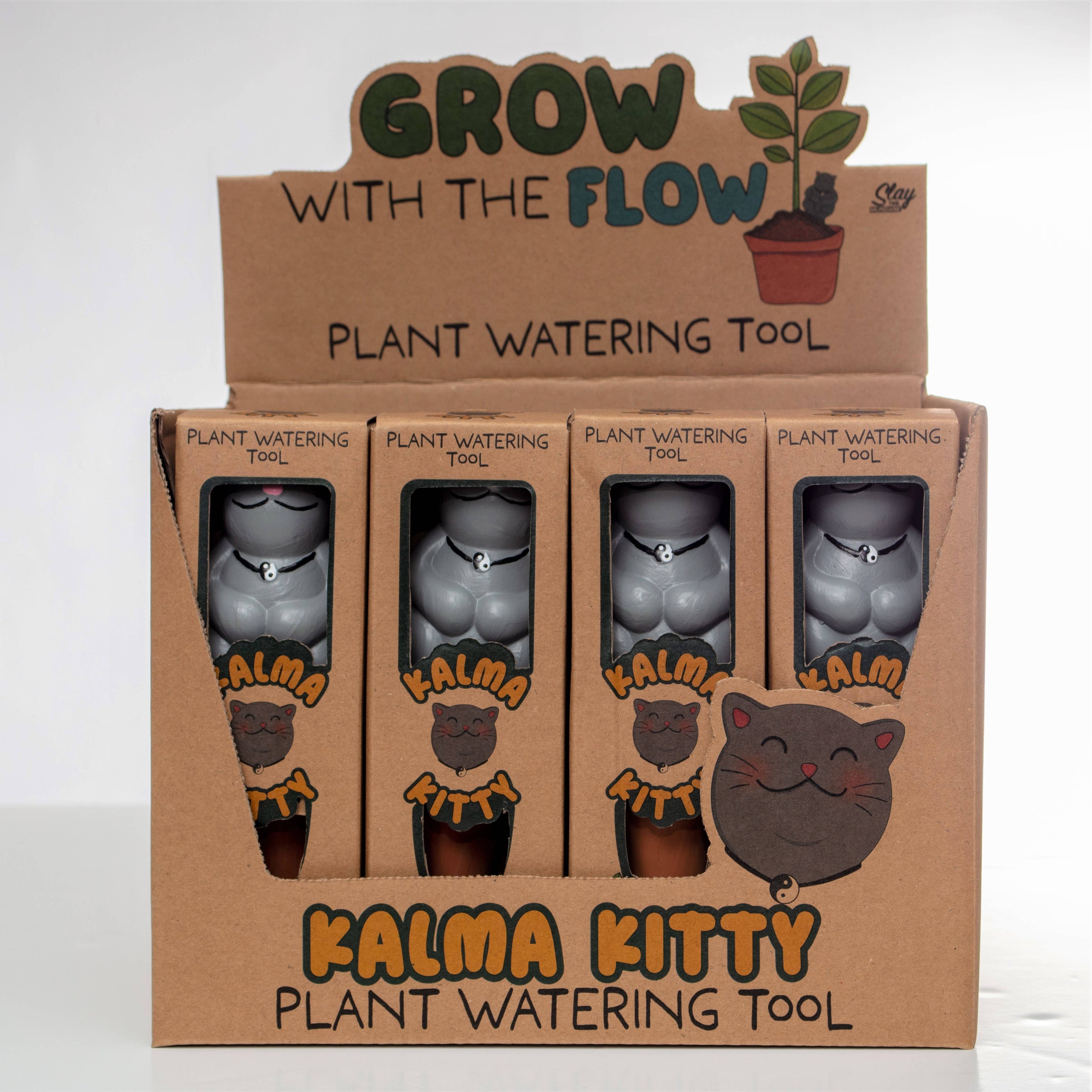 Grow with the Flow Kitty - Indoor House Plant Accessories