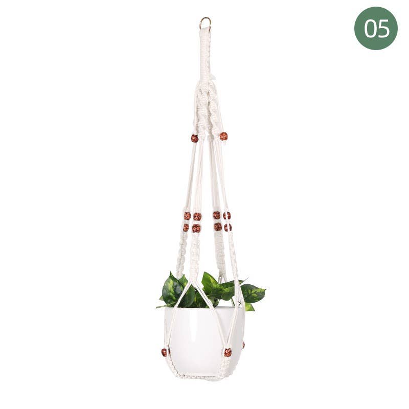 Handmade Macrame Plant Hangers (Plants and pots excluded)