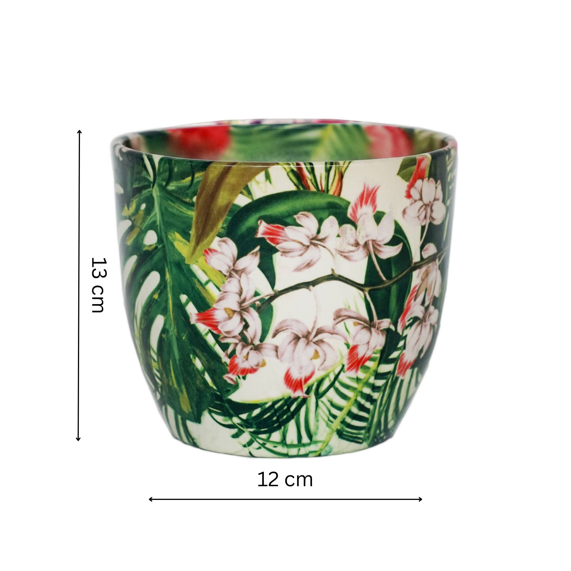 Monza Indoor Ceramic Plant Pot H13cm x D13cm