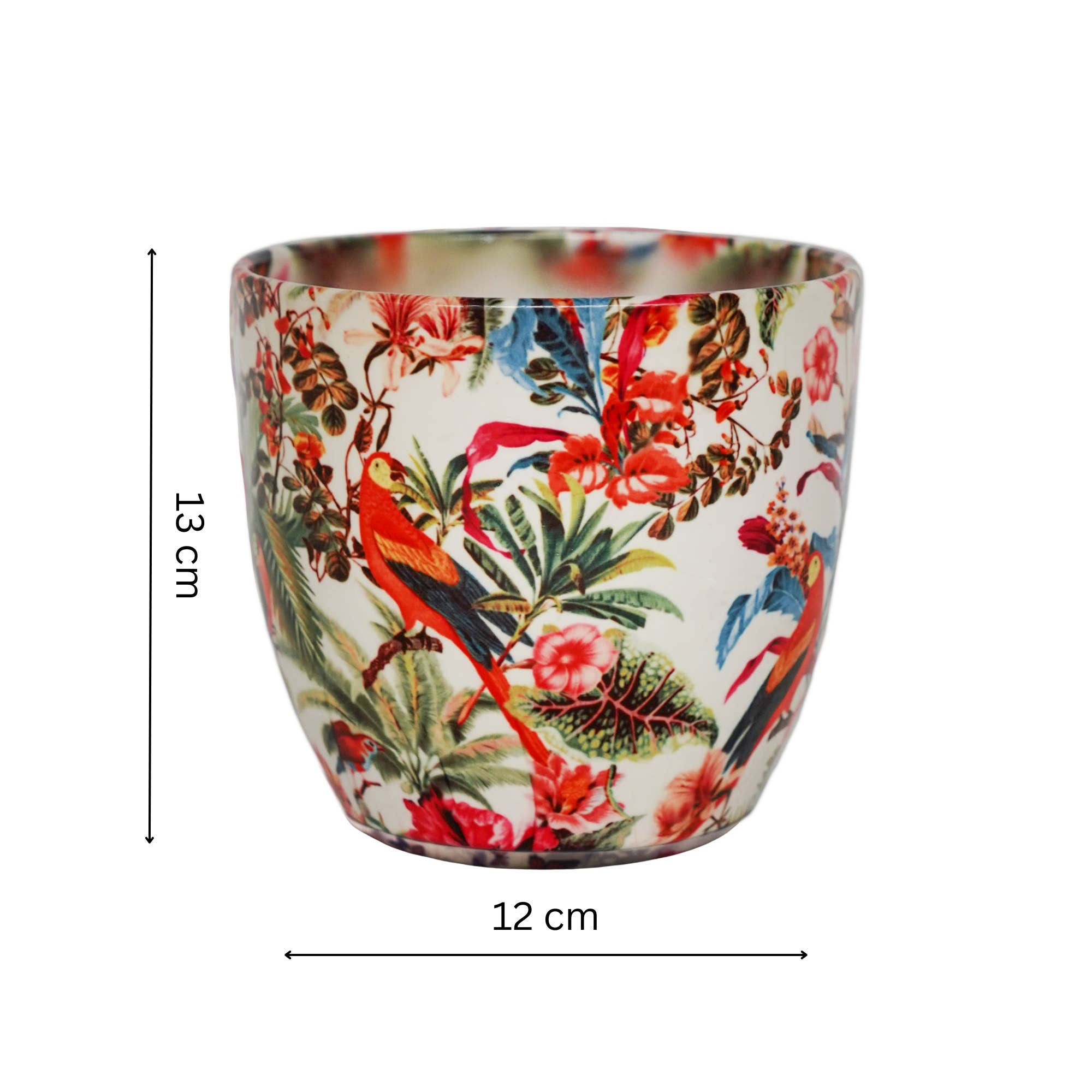 Monza Indoor Ceramic Plant Pot H13cm x D13cm
