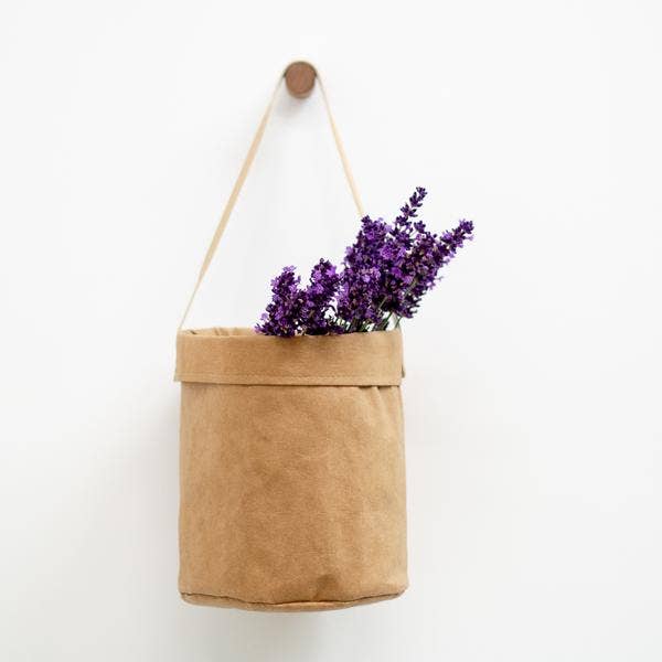 Brown Eco Washable Hanging Planter