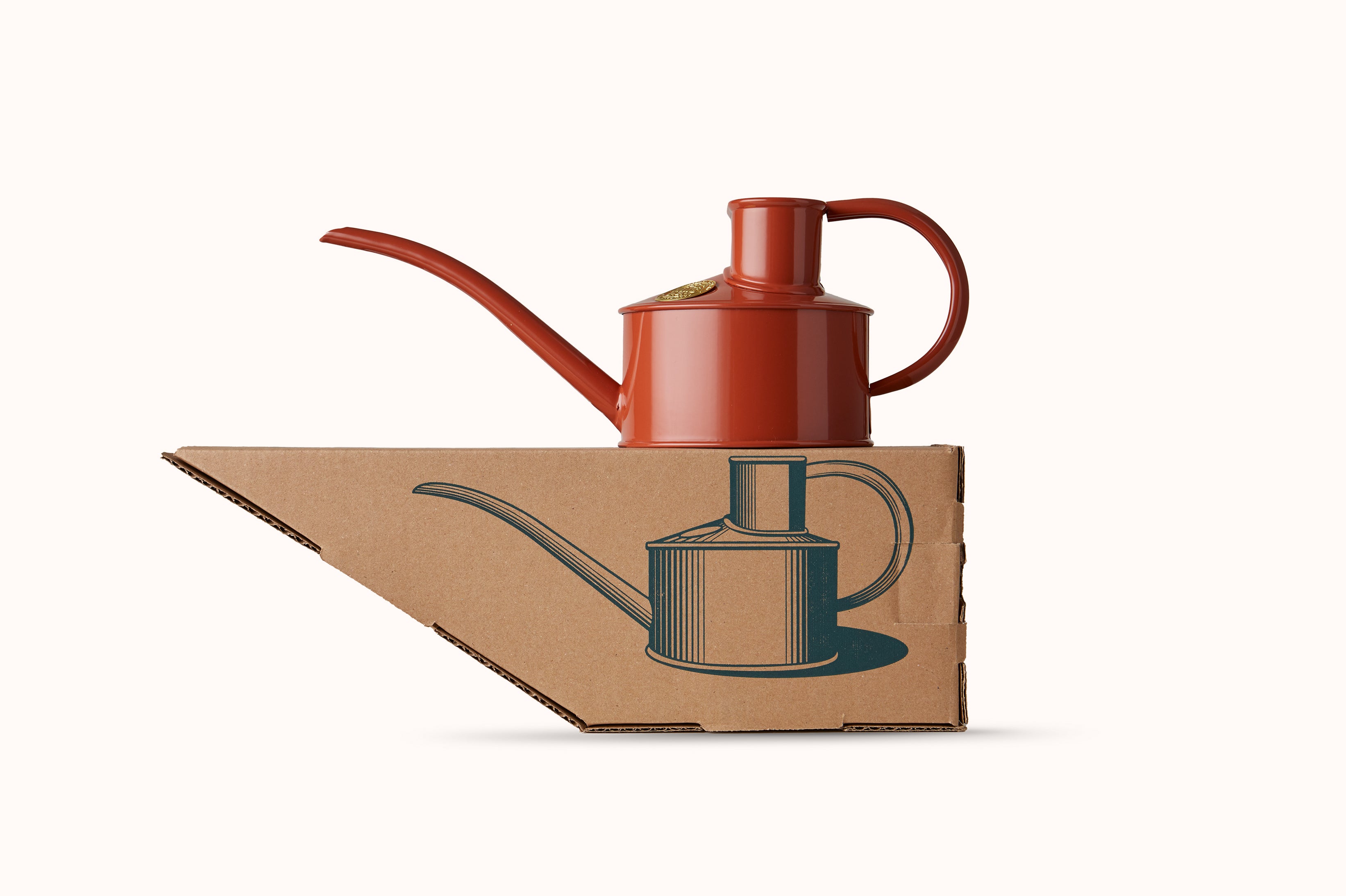 Haws Fazely Flow Terracotta Orange Watering Can - 1 Pint