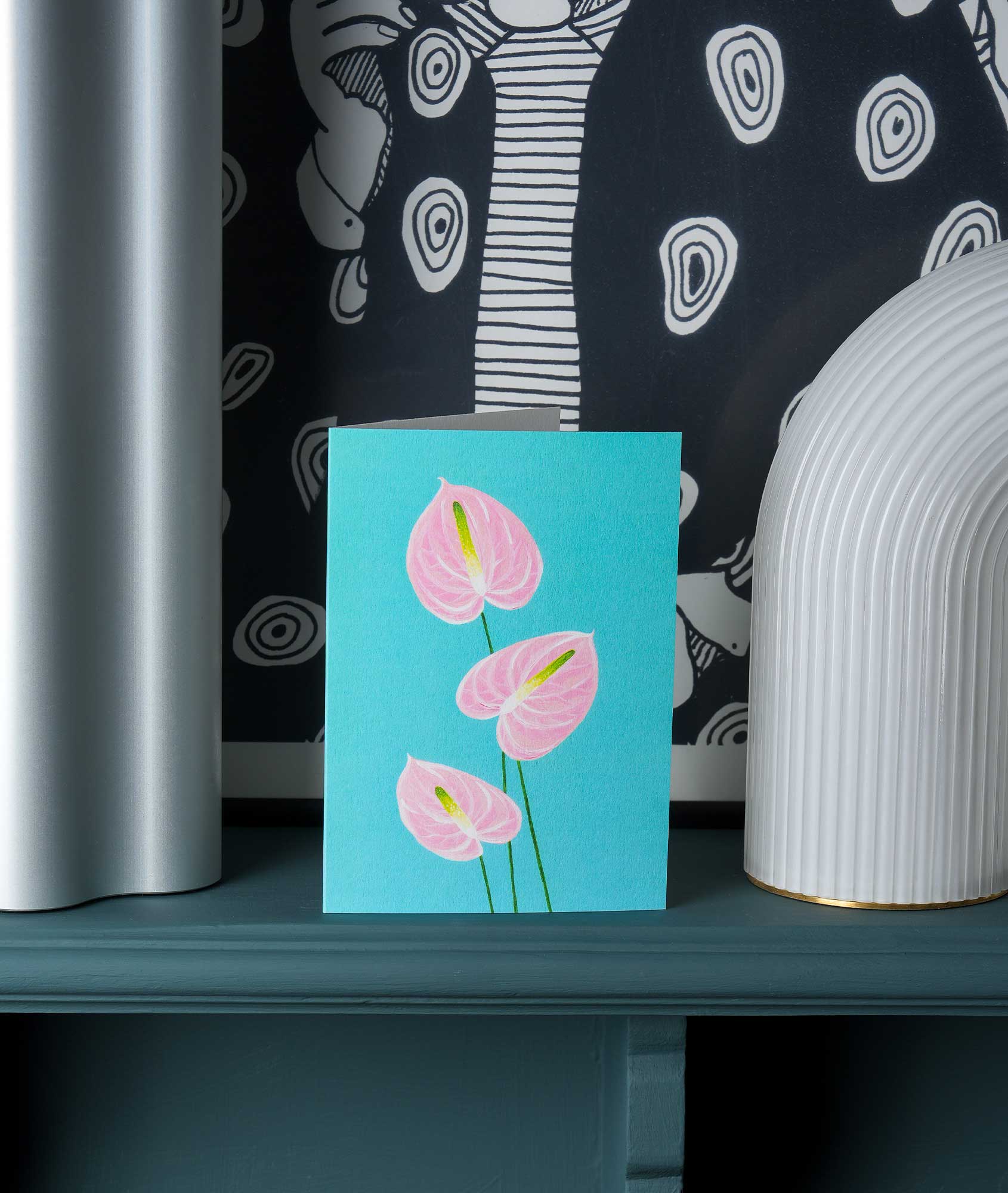 Anthurium Greeting Card