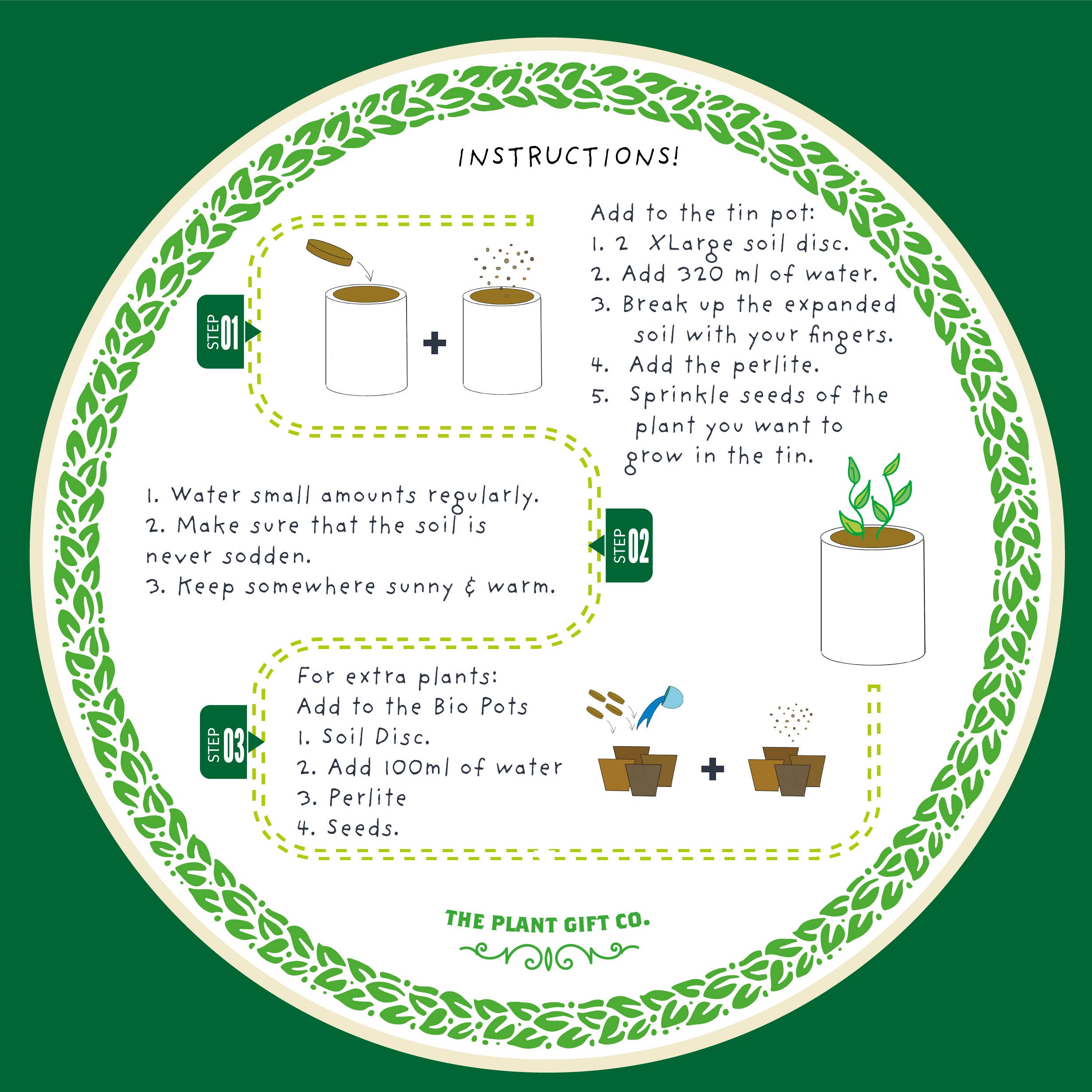 Prick n Mix. Eco Grow Your Own Cactus, Gardening Kit