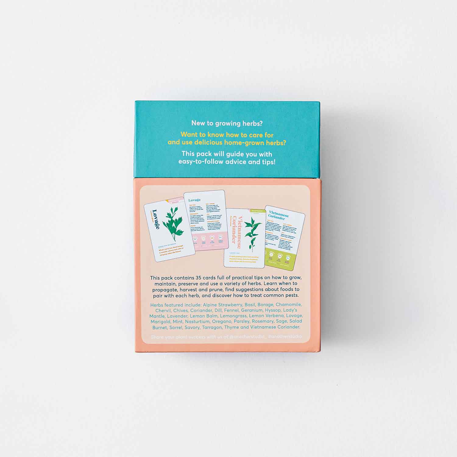 Herb Care Cards, botanical gardening tips & advice