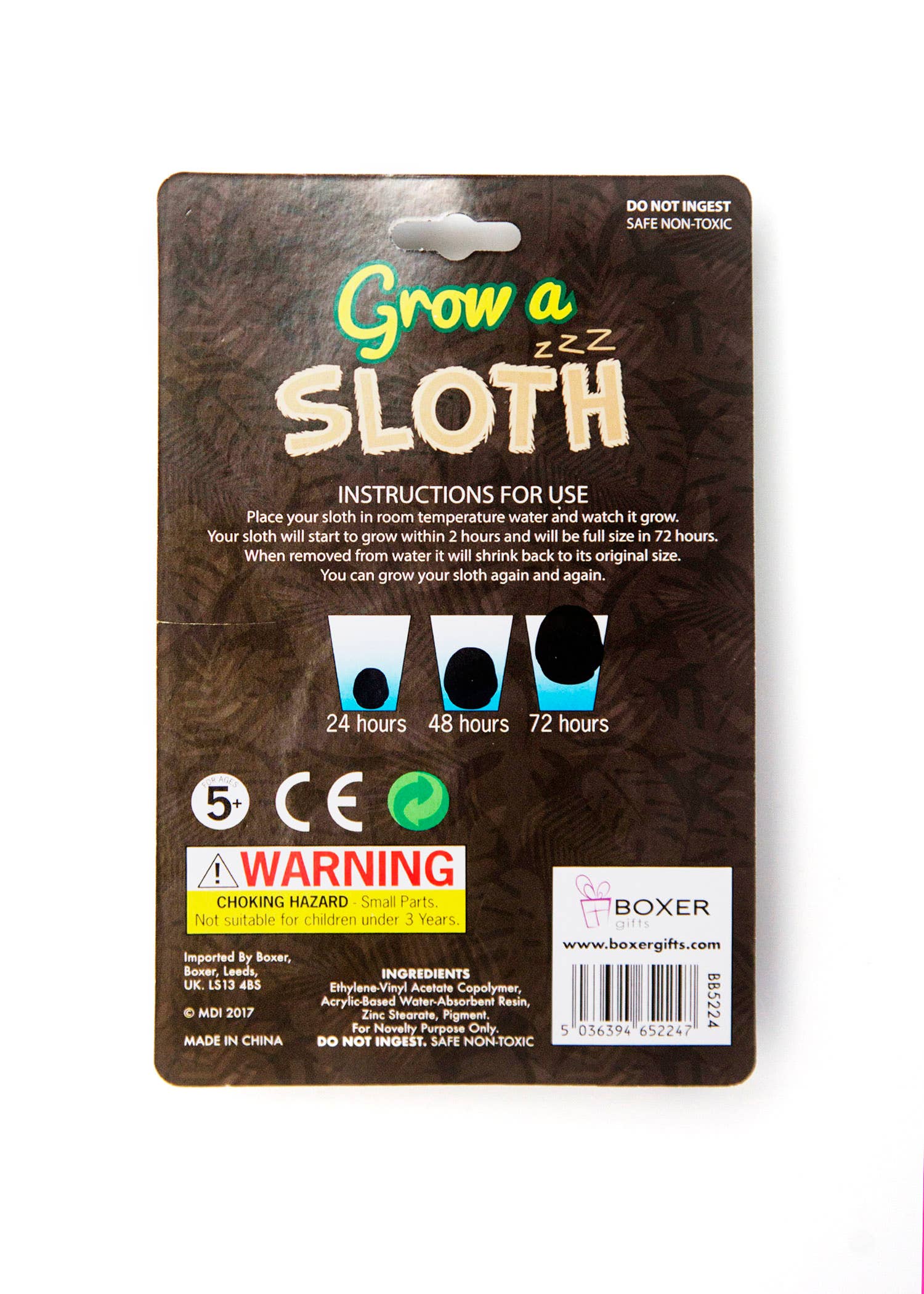 Grow A Sloth Toy - Novelty Gift