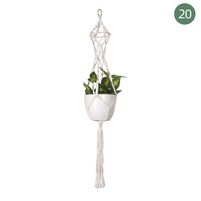 Handmade Macrame Plant Hangers (Plants and pots excluded)