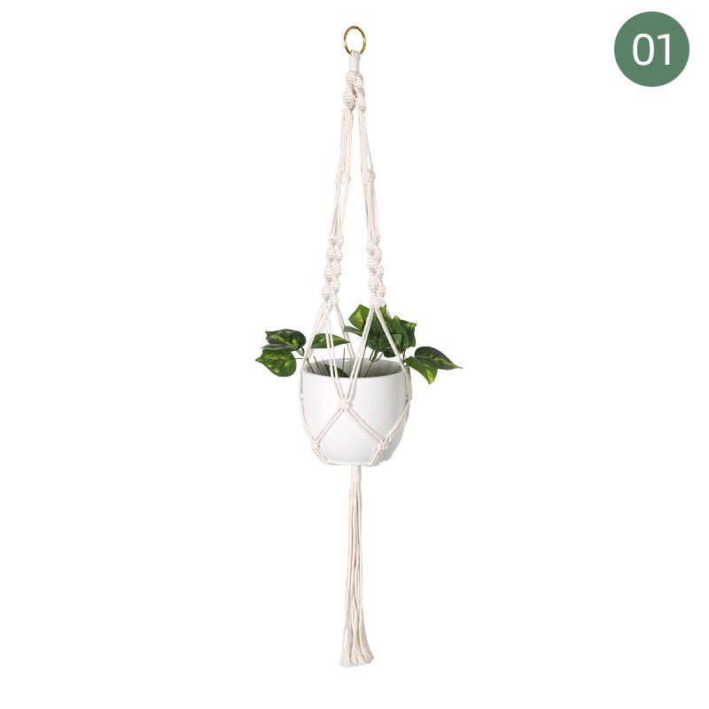 Handmade Macrame Plant Hangers (Plants and pots excluded)