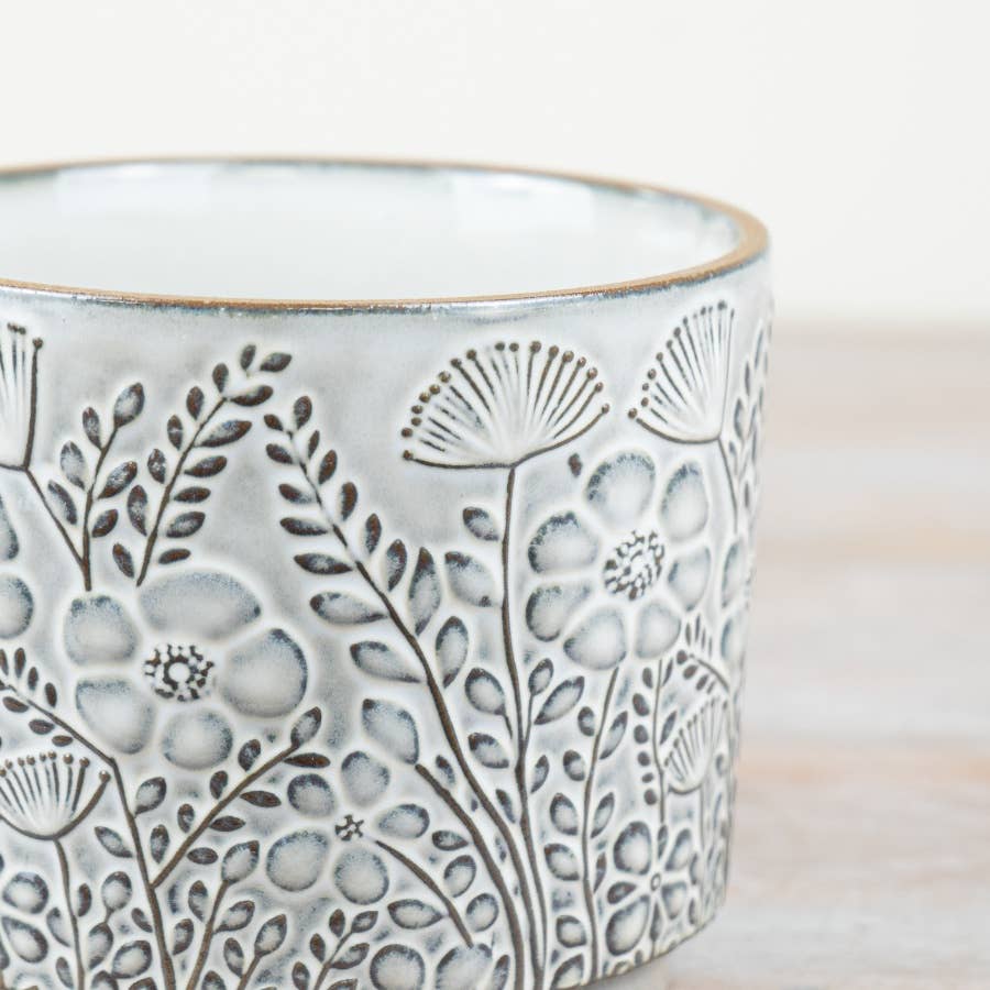Ceramic Flower Pot, 14cm