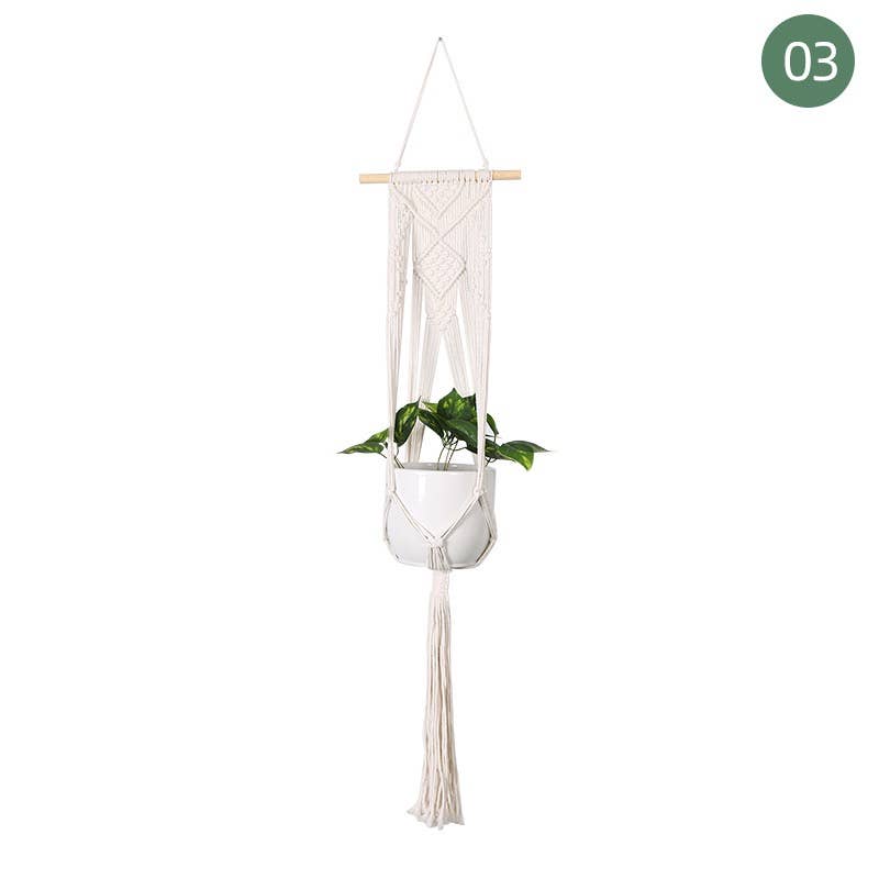 Handmade Macrame Plant Hangers (Plants and pots excluded)