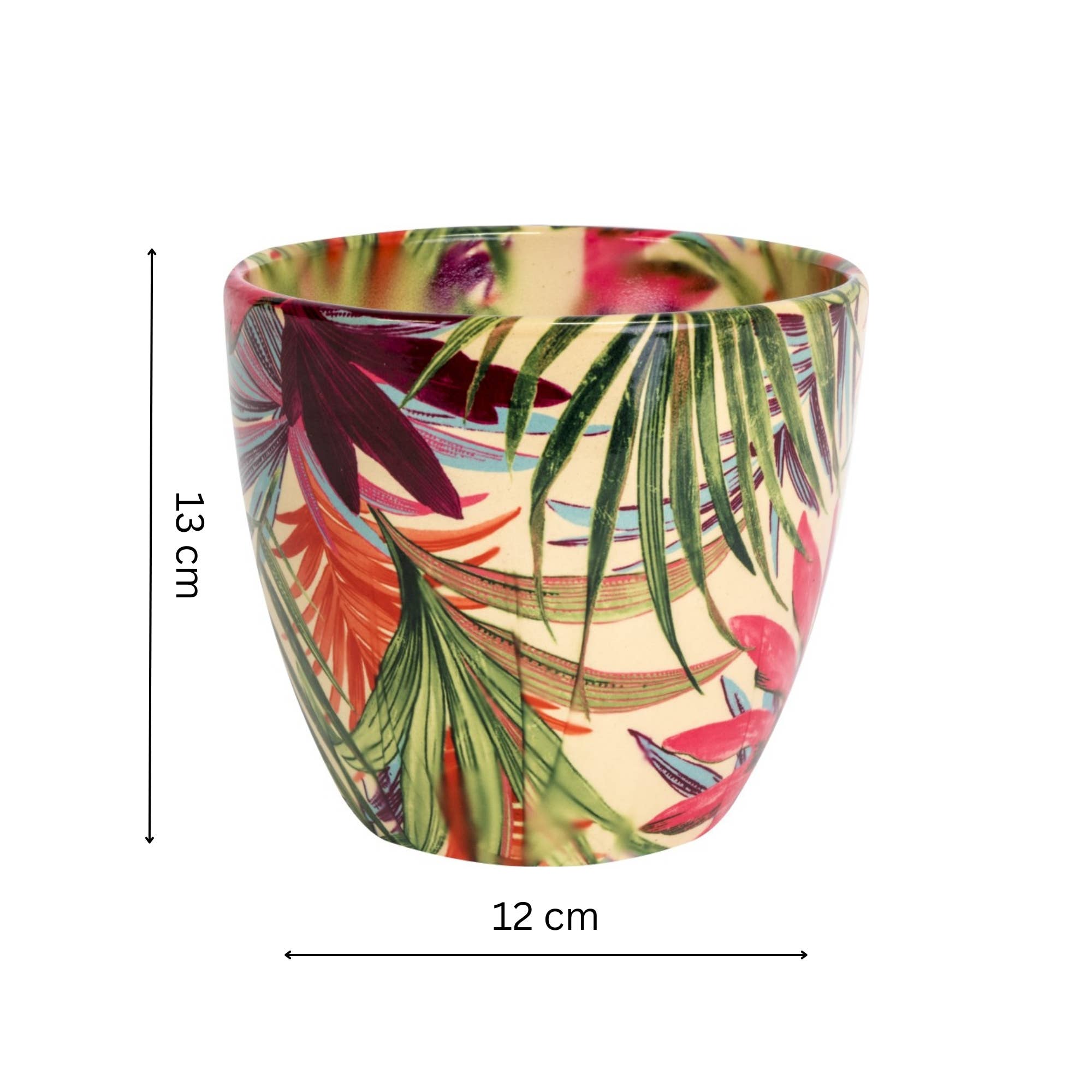Monza Indoor Ceramic Plant Pot H13cm x D13cm
