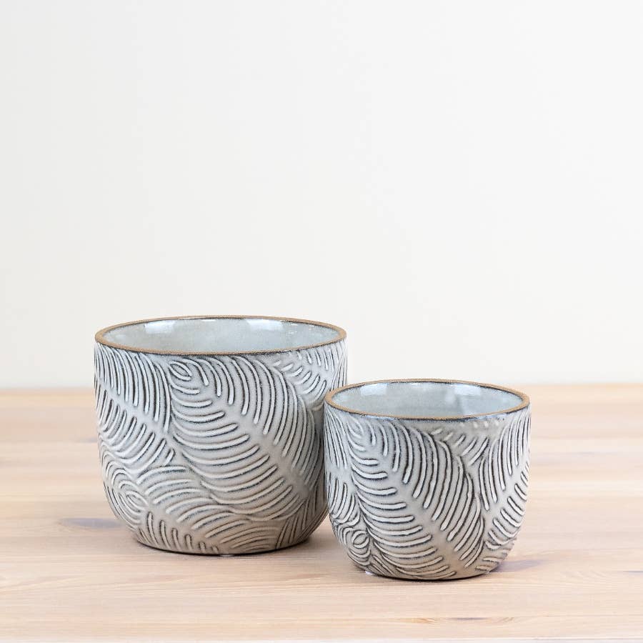 Med Leaf Planter, 14cm