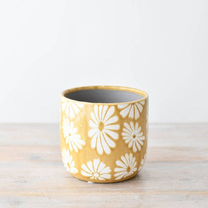 Stoneware Flower Planter, 14cm