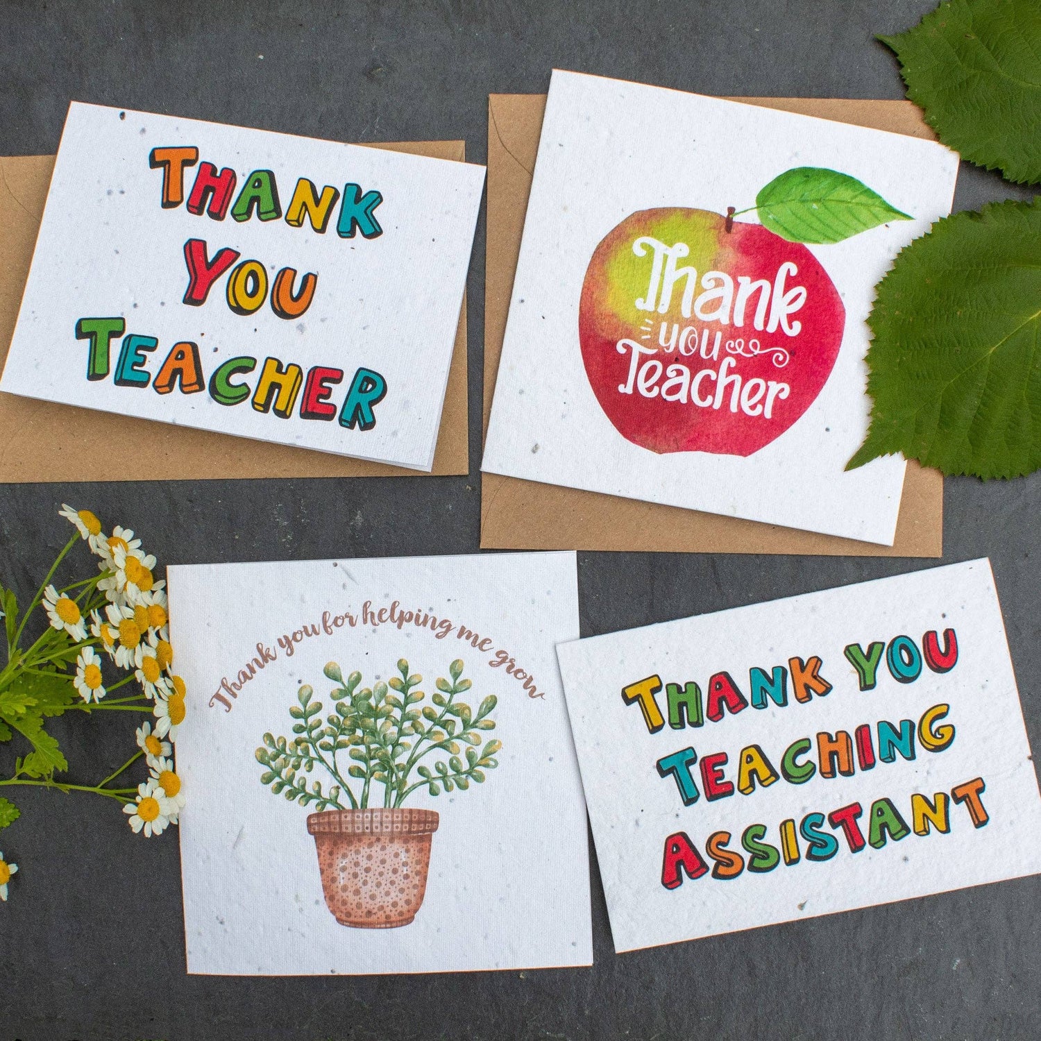 Plantable Card - Thank You For Helping Me Grow