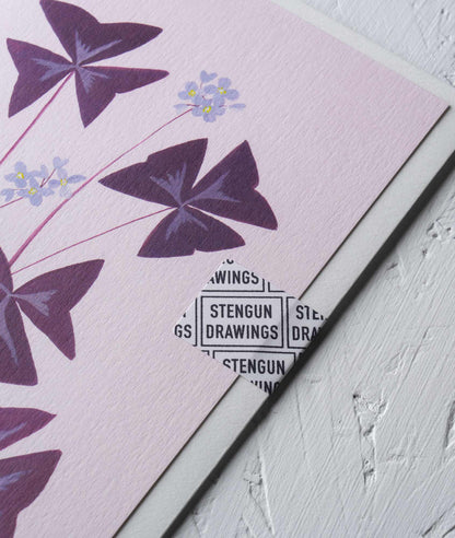 Oxalis Greeting Card