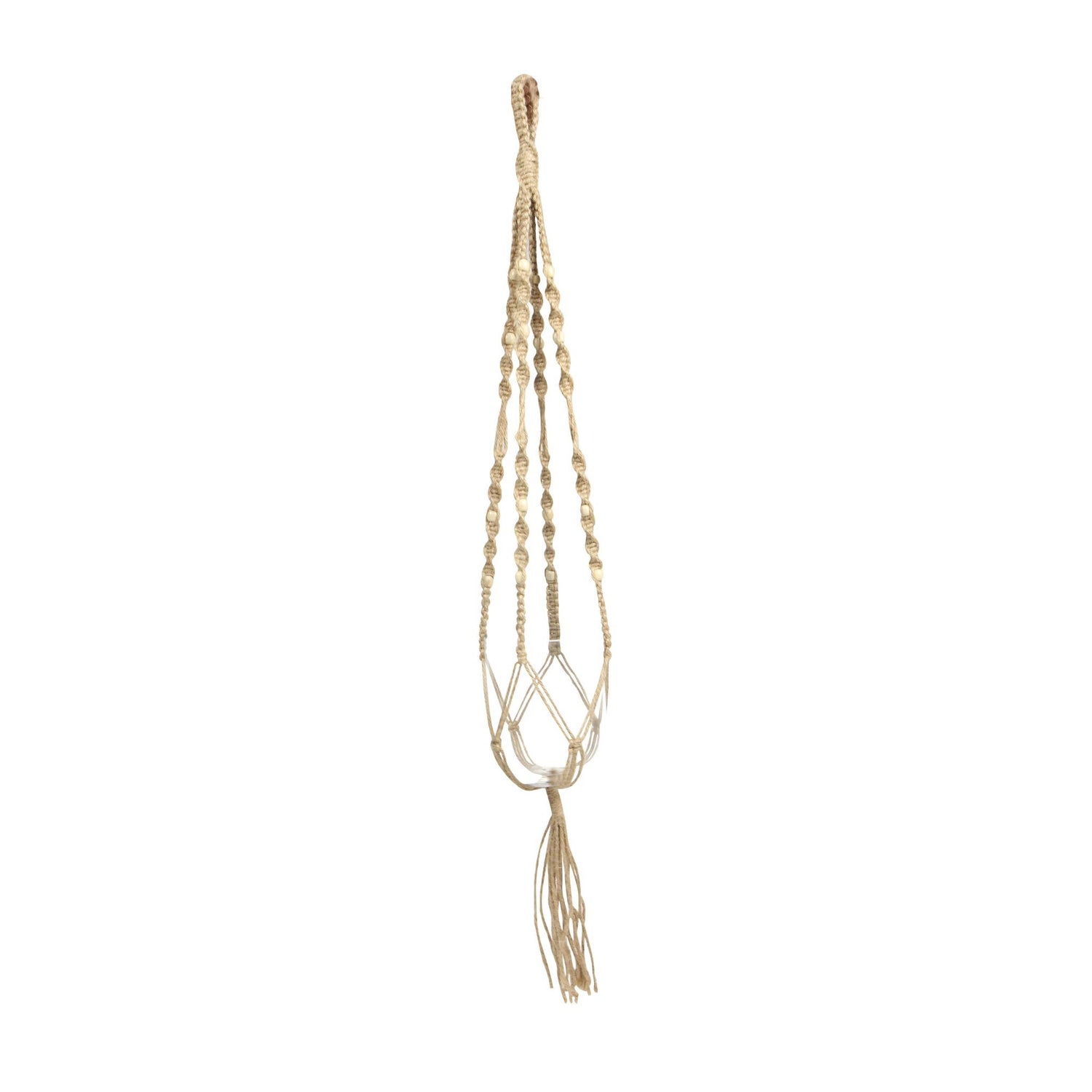 Ivyline Macrame Plant Hanger Natural H95Cm