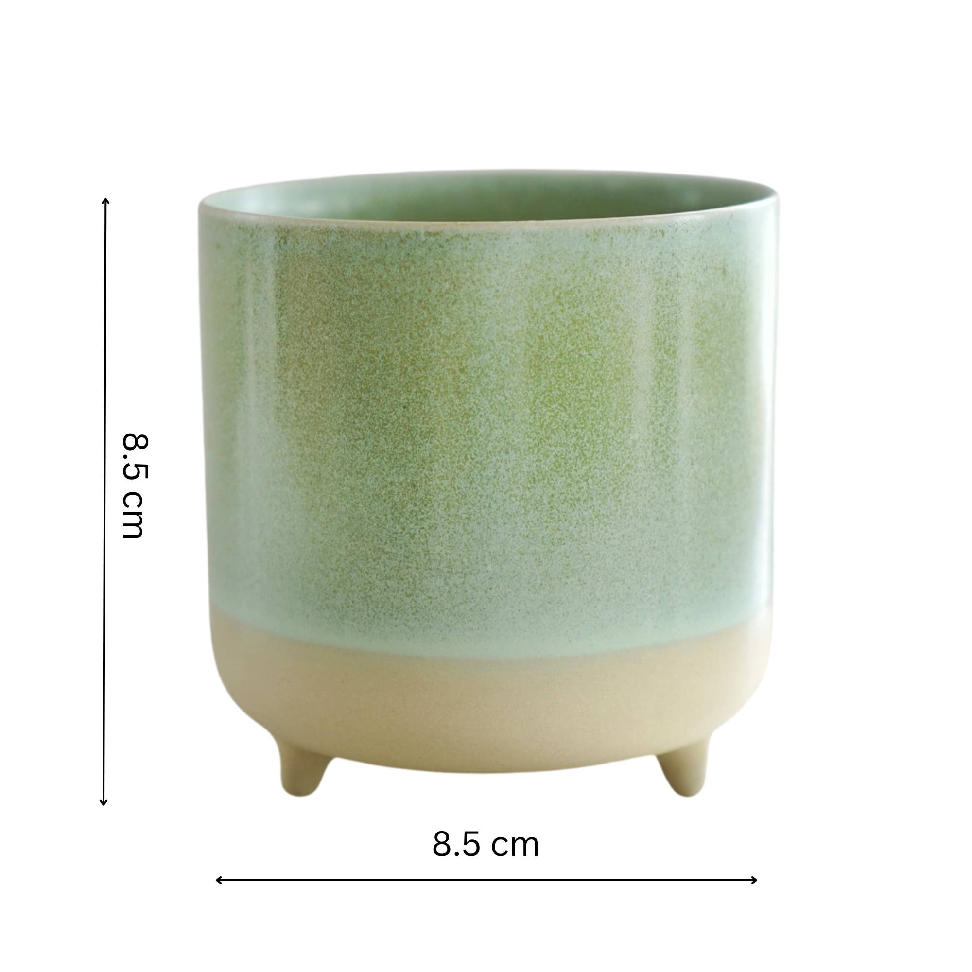 Jolie Matte Reactive Glaze Ceramic Indoor Cacti Planter