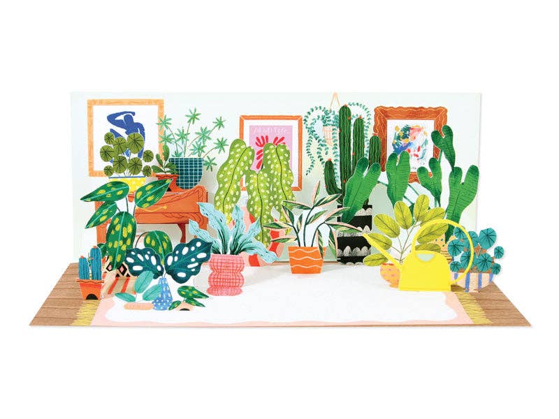 Plants Layered Greeting Card