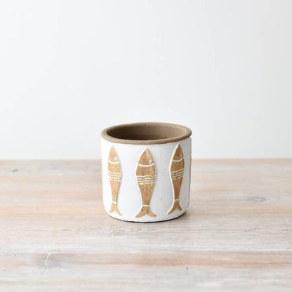 Small Fish Design Planter, 12cm