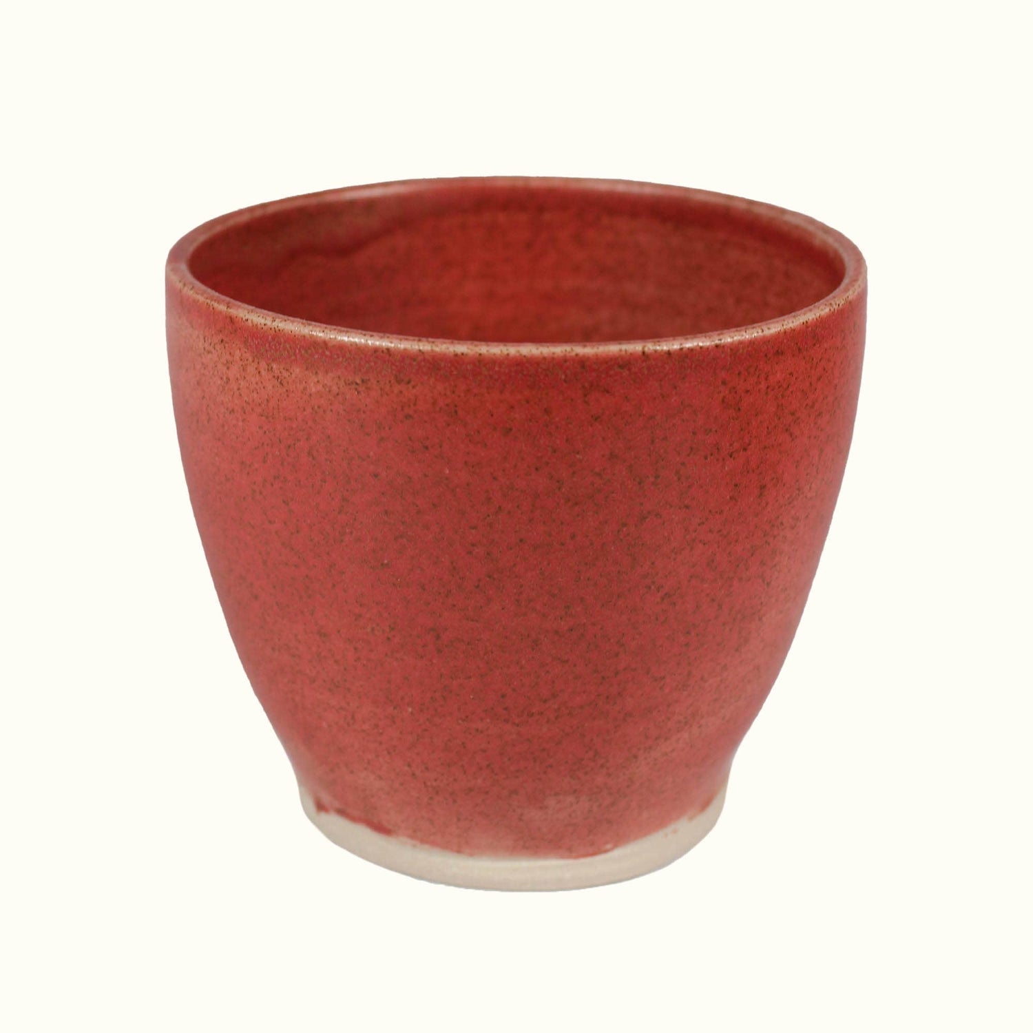 Mini Cherry Red Handmade Ceramic Plant Pot