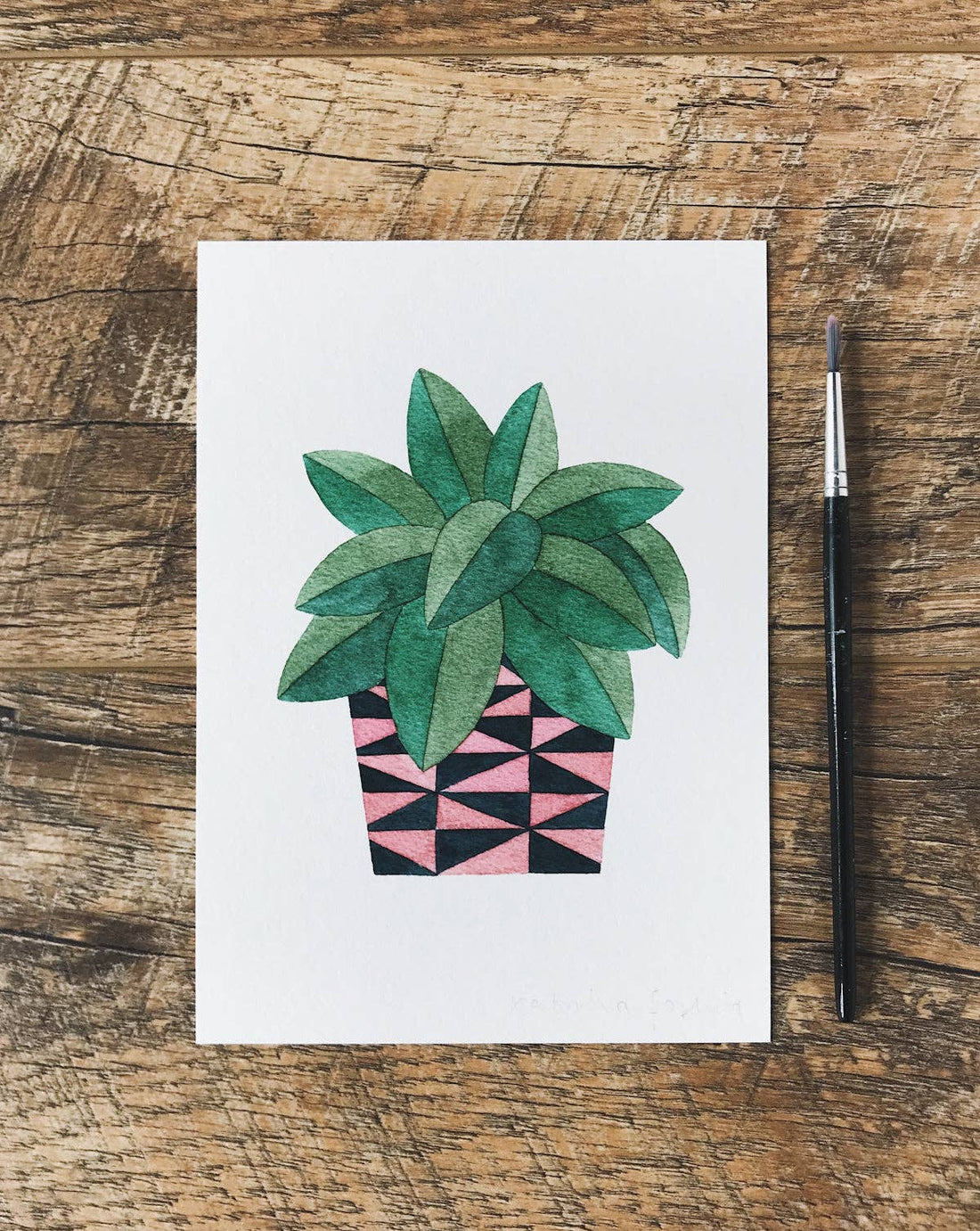 Radiator Plant A5 Print