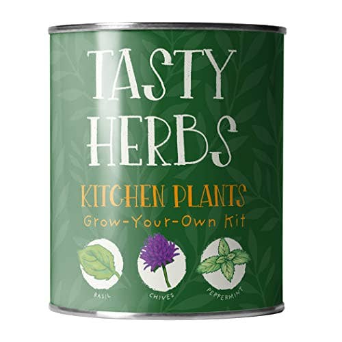 Tasty Herbs. Eco Grow Your Own Herbs, Gardening Kit.