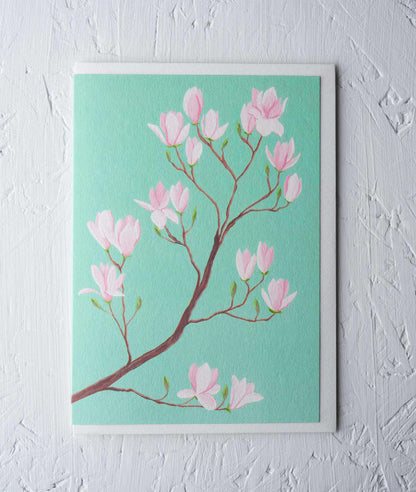 Magnolia Tree Greeting Card