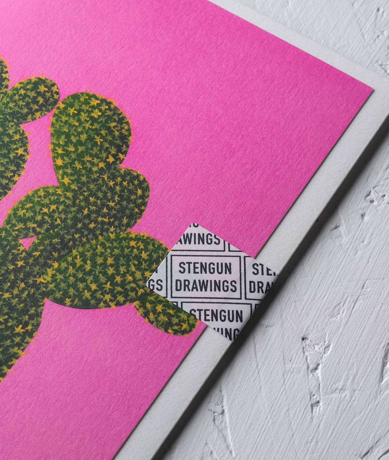 Cactus on Pink Greeting Card