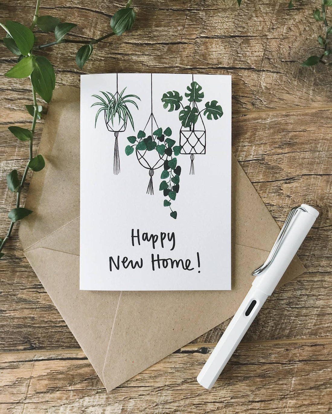 Hanging Plants Home Card