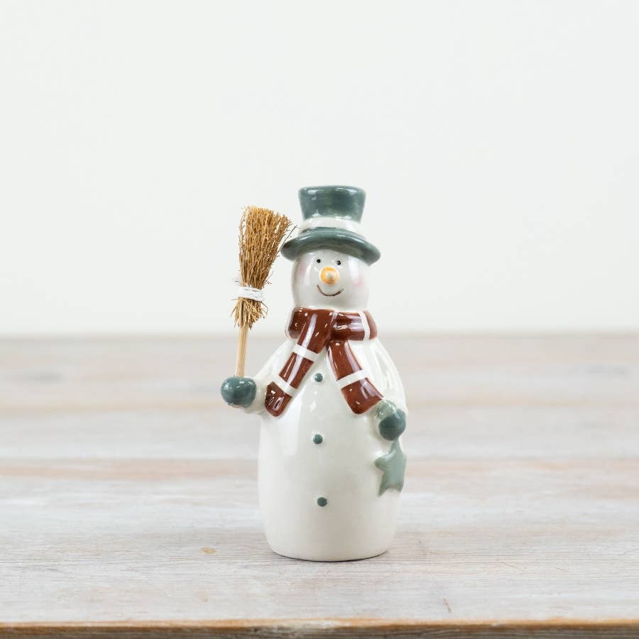 Small Snowman Ornament, 13cm