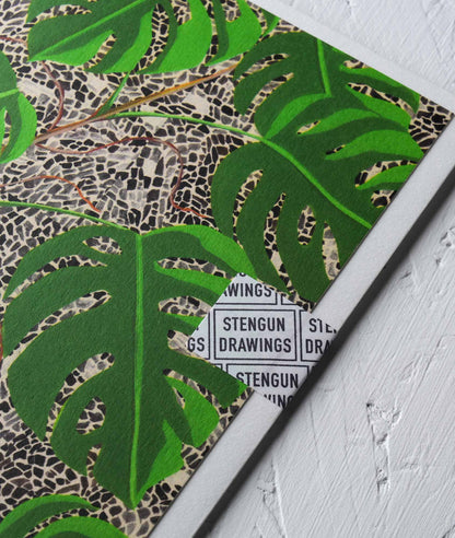 Barbican Monstera Greeting Card