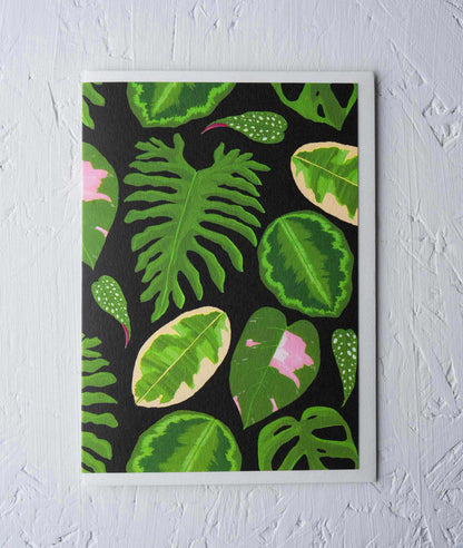 Houseplant Shirt Greeting Card