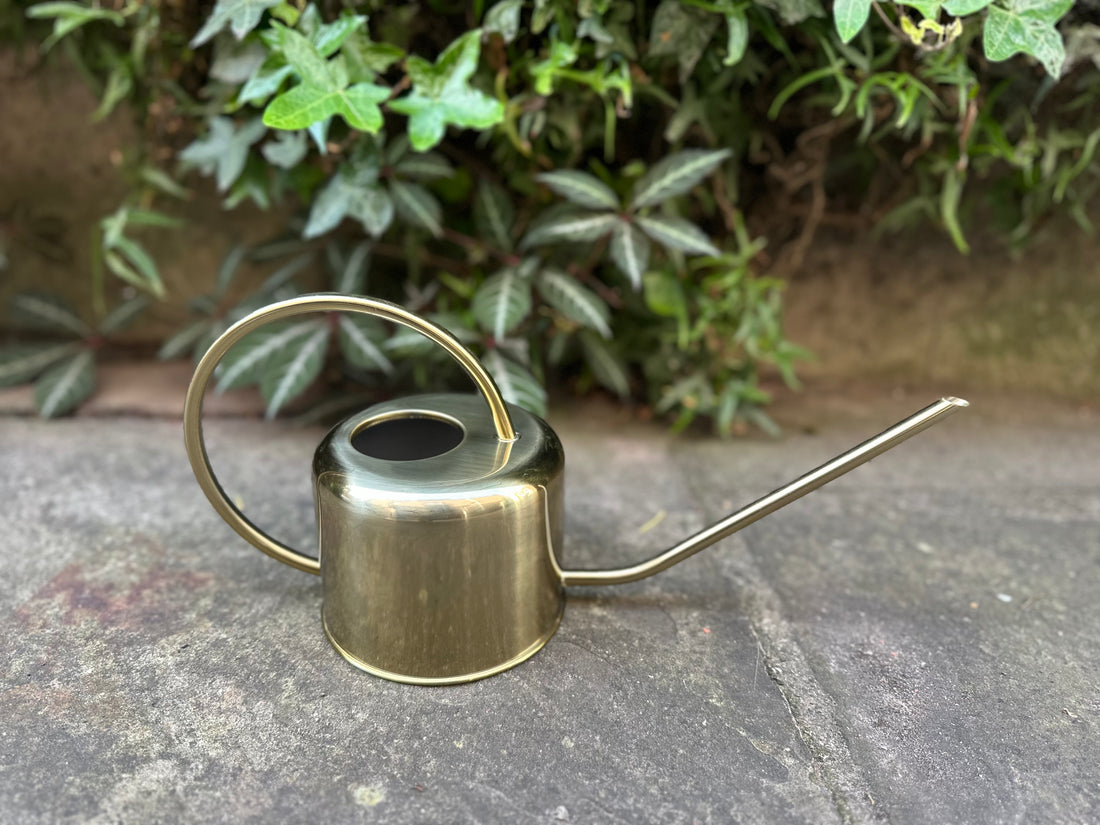 Brass Effect Watering Can