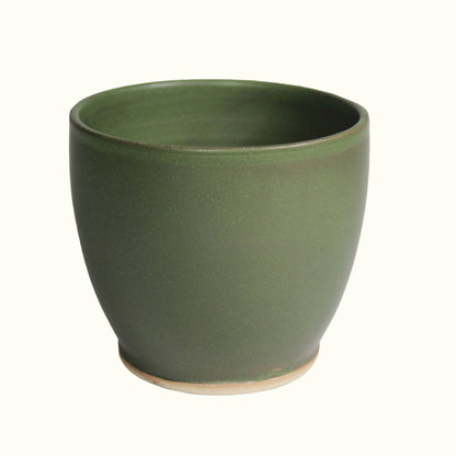 Mini Moss Green Handmade Ceramic Plant Pot