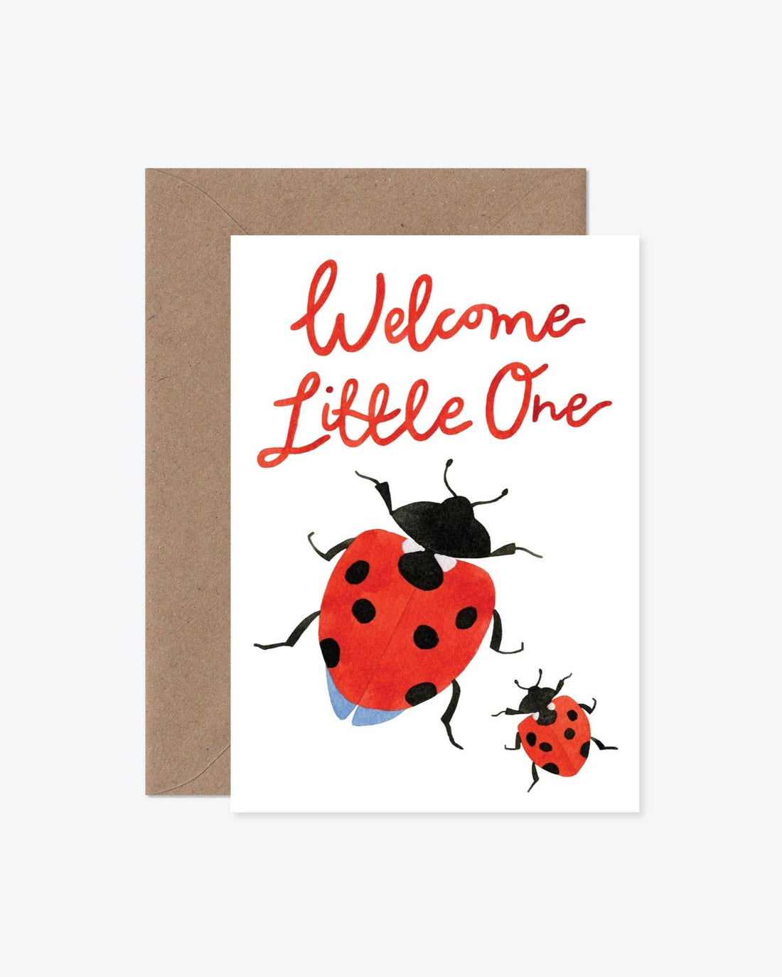 Welcome Little One Ladybird Card