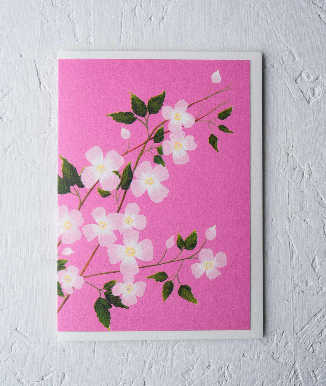 Clematis Greeting Card