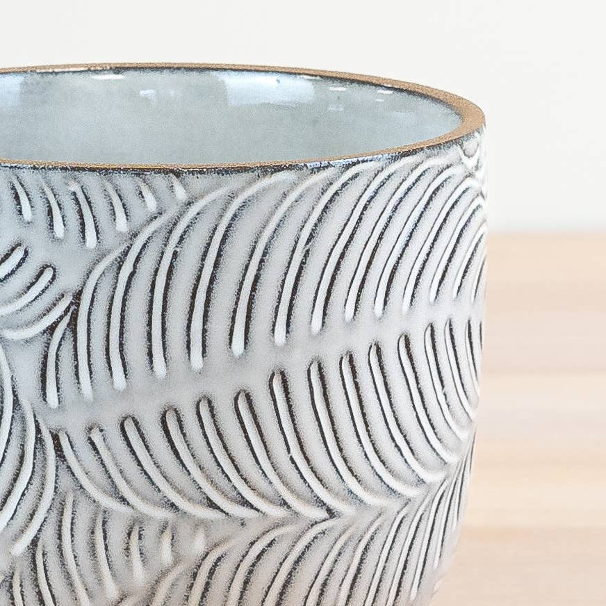 Med Leaf Planter, 14cm