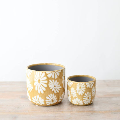 Stoneware Flower Planter, 14cm