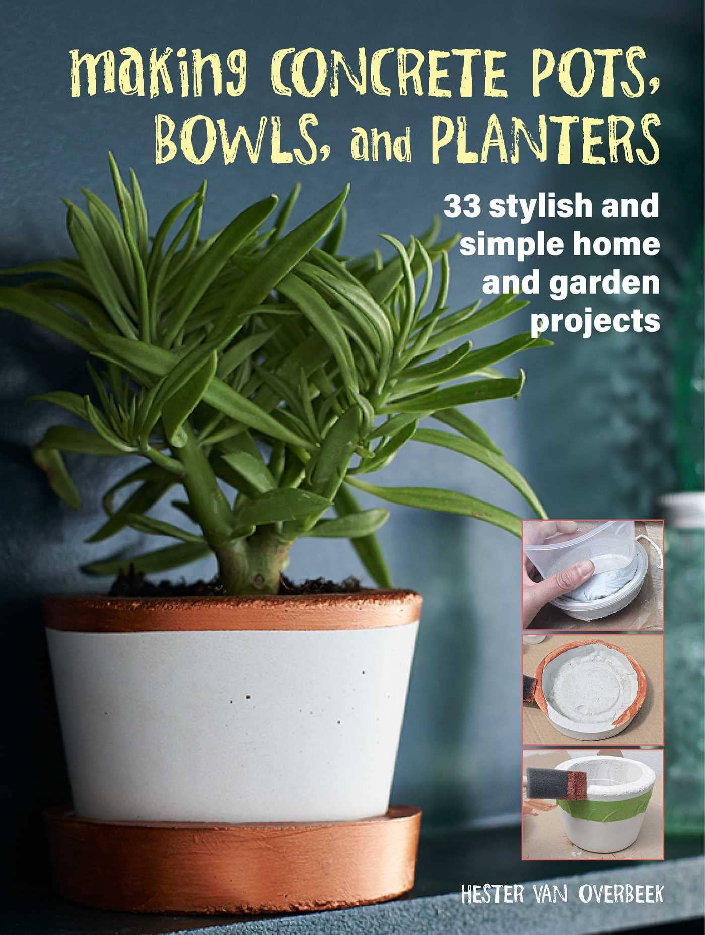 Concrete Pots, Bowls &amp; Planters: 33 Home &amp; Garden Projects