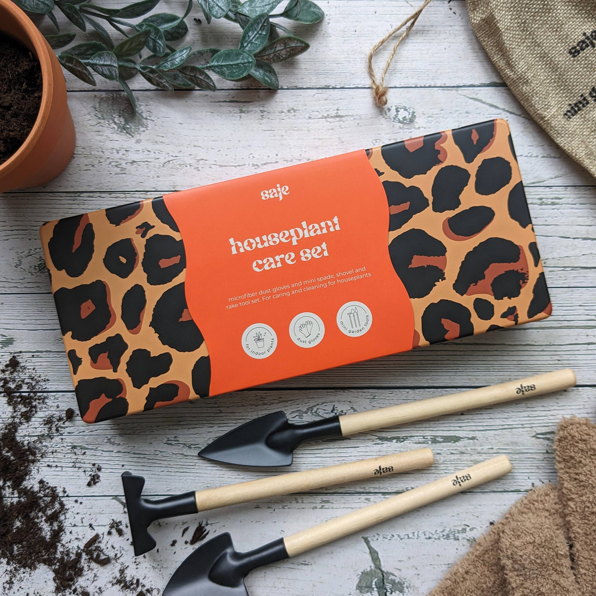 Saje Houseplant Care Set - Leopard